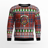 Clan Cameron of Lochiel Ancient Crest Tartan Christmas Ugly Sweater OS70 Cameron of Lochiel Ancient Crest Tartan Tartan Ugly Sweater